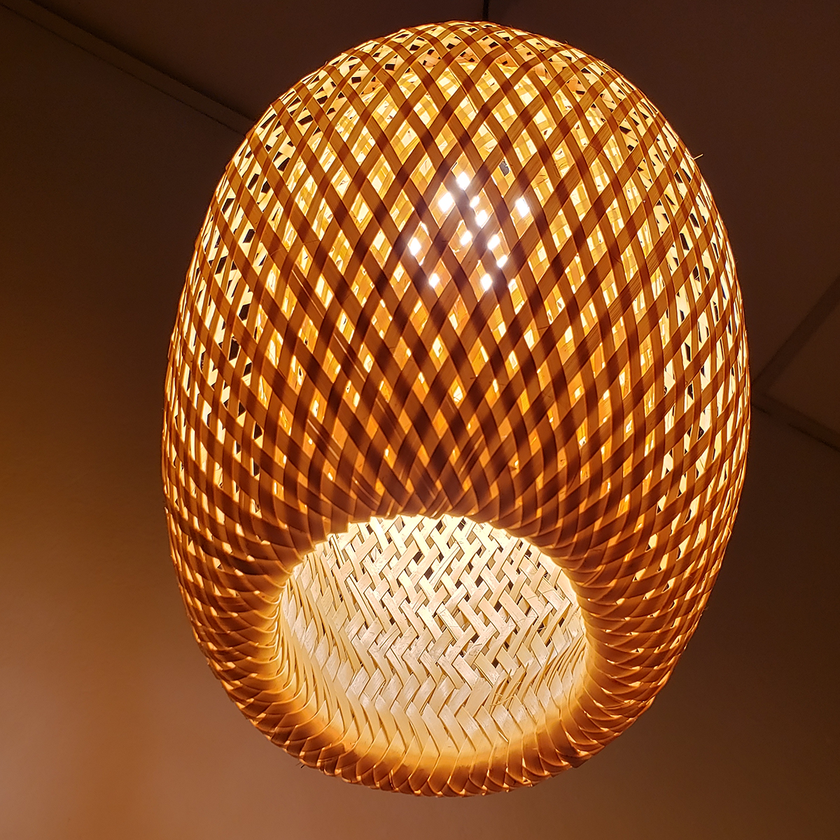 Luminária Pendente de Bambu Saint Martin