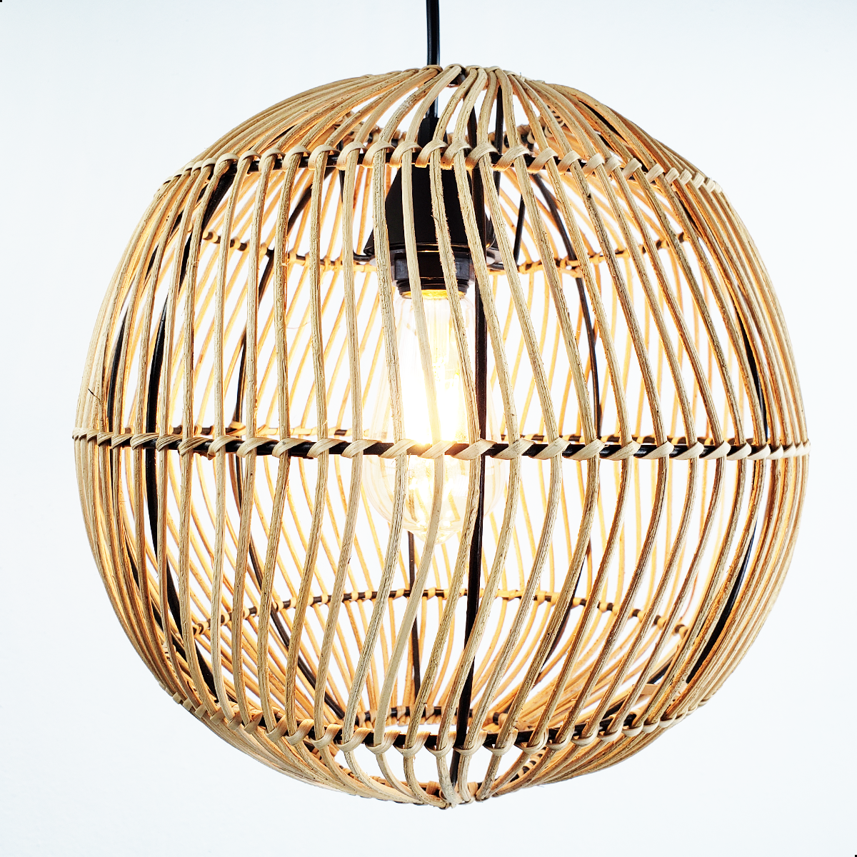 Luminária Pendente de Bambu San Andres