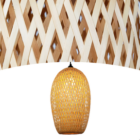 Luminária Pendente de Bambu Saint Martin