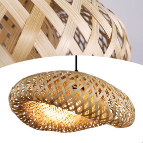 Luminária Pendente de Bambu Honolulu 40cm