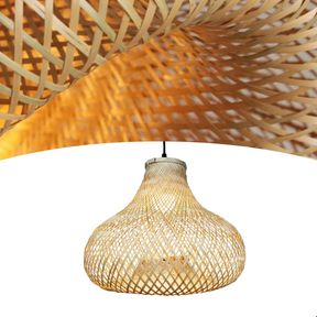 Luminária Pendente de Bambu Porto Rico