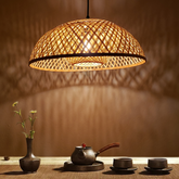 Luminária Pendente de Bambu Tulum