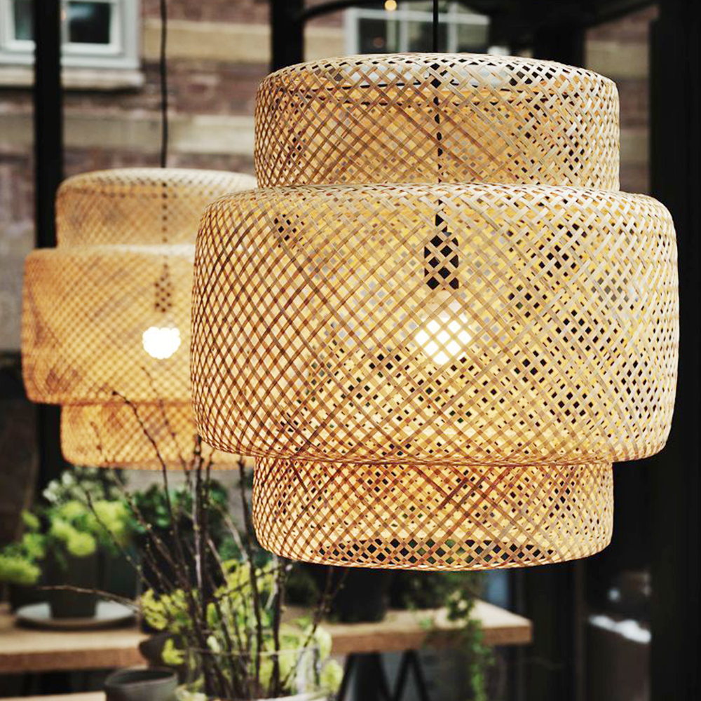 Luminária Pendente de Bambu Cayman