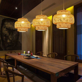 Luminária Pendente de Bambu Cayman
