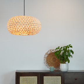 Luminária Pendente de Bambu Califórnia