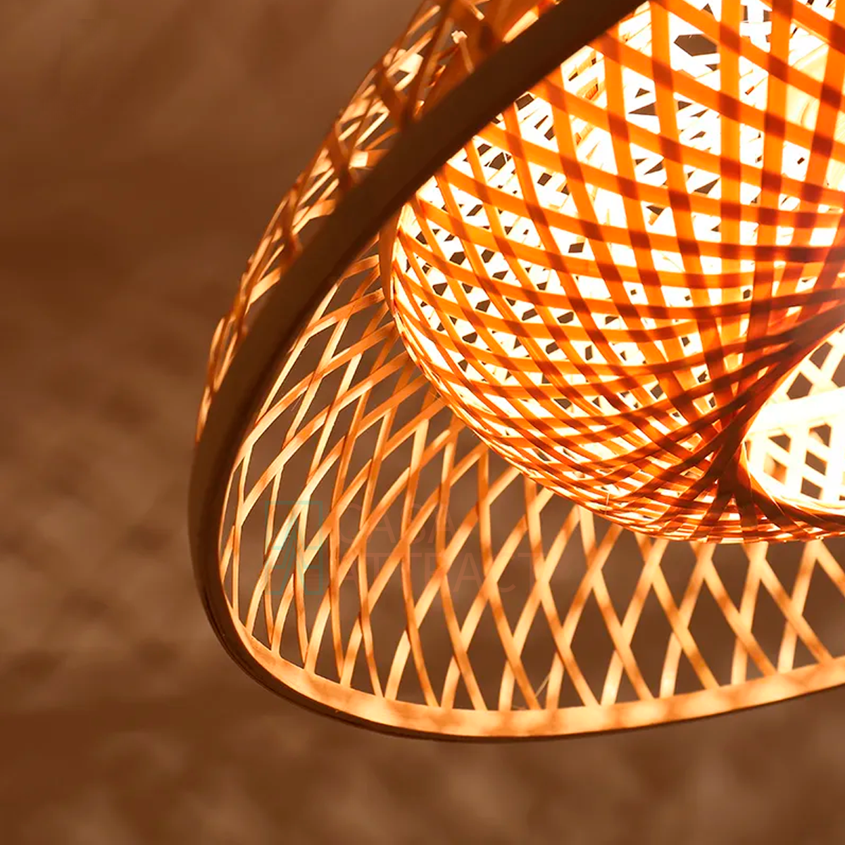 Luminária Pendente de Bambu Tulum