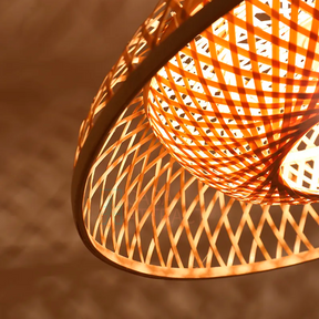 Luminária Pendente de Bambu Tulum