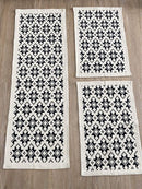 Conjunto de Tapetes Inca Caramelo – 3 Peças