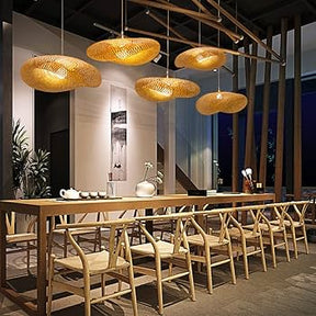 Luminaria Pendente de Bambu Honolulu 60cm