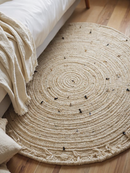 Tapete Redondo de Sisal e Algodão – Todos os Tamanhos