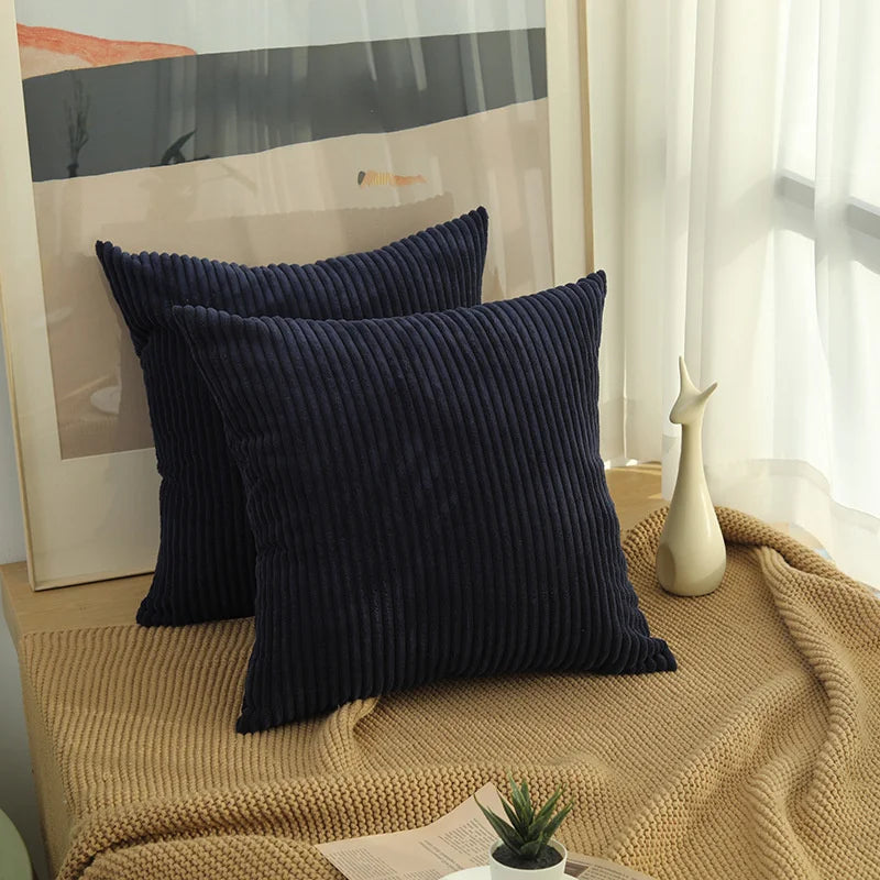 Capa de Almofada Veludo Cotelê 45x45cm