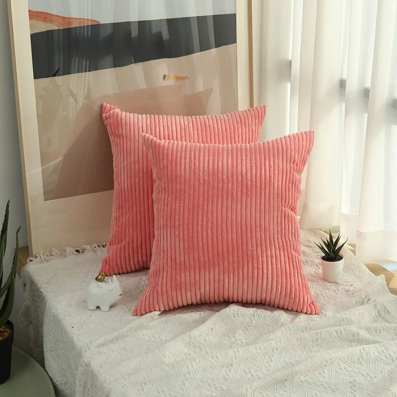 Capa de Almofada Veludo Cotelê 45x45cm