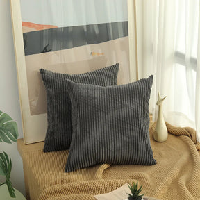 Capa de Almofada Veludo Cotelê 45x45cm