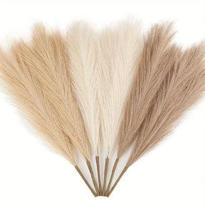 Kit 6 Ramos de Capim-dos-Pampas Artificial