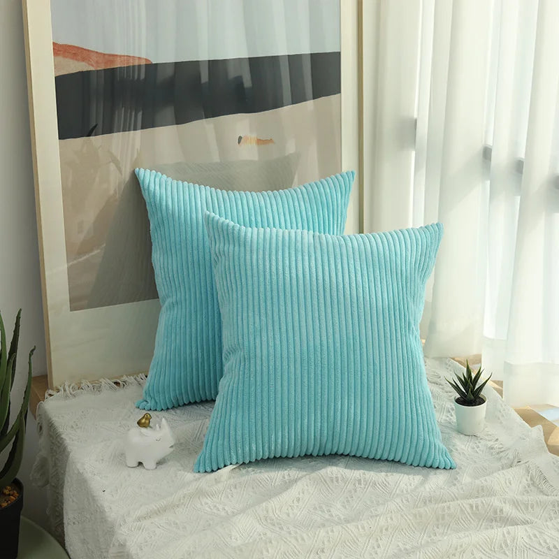 Capa de Almofada Veludo Cotelê 45x45cm