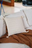 Almofada Boho Cru 45 x 45 cm