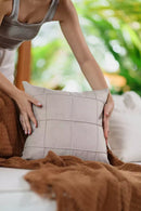 Almofada de Poliéster Cru 50 x 50 cm