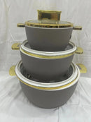 Kit com 3 Panelas com Revestimento Antiaderente – Práticas e Duráveis