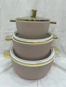 Kit com 3 Panelas com Revestimento Antiaderente – Práticas e Duráveis