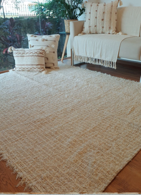 Tapete Artesanal Sala Quarto 100% Algodão Nala Todos os Tamanhos