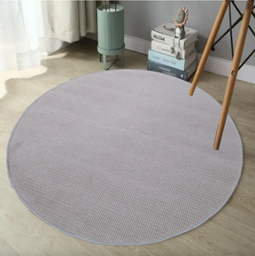 Tapete redondo sisal cinza