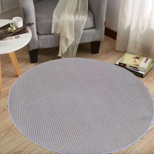 Tapete redondo sisal cinza