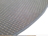 Tapete redondo sisal cinza