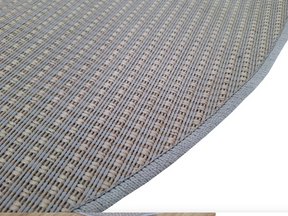Tapete redondo sisal cinza
